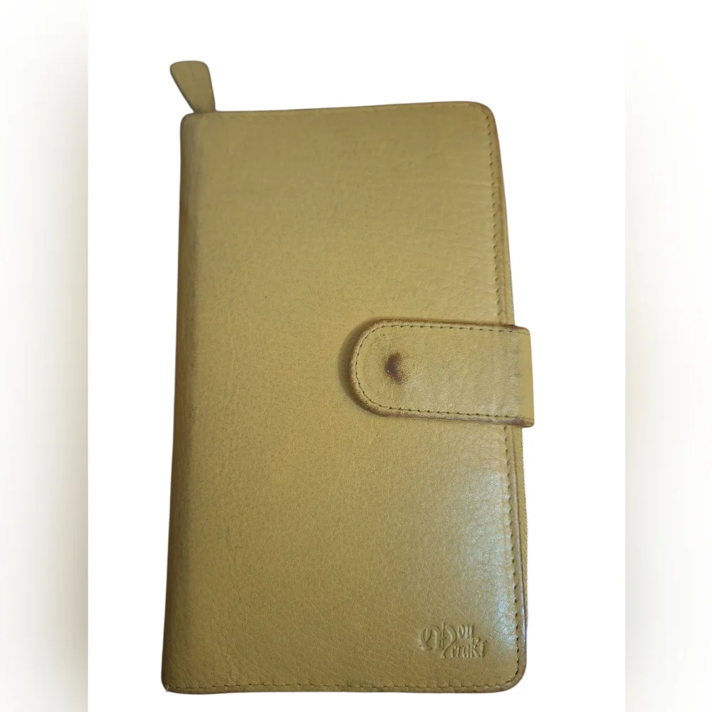Yellow  And Floral Women's Wallet